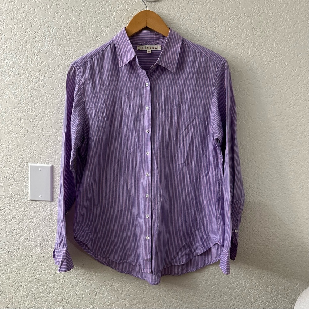 xirena beau shirt sunset el matador stripes - Picture 1 of 5